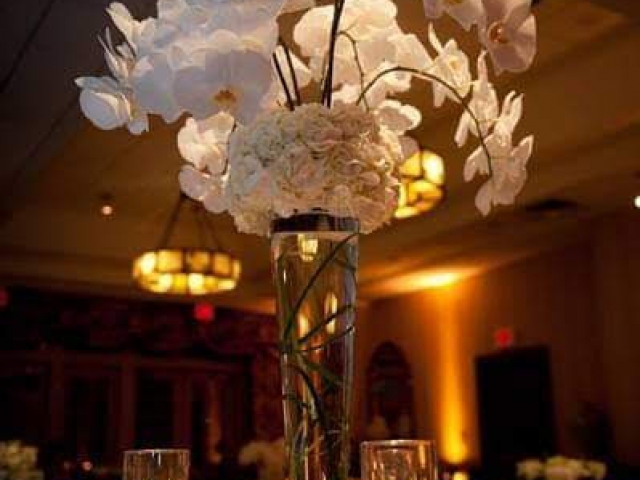 The Floral Masters Wedding Ceremony Floral Centerpieces